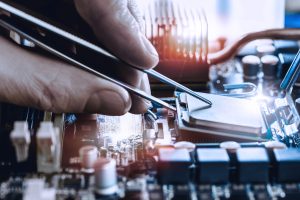 Electronics components and circuit boards used in precision applications and advanced manufacturing